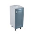 Corp inferior 30 cu 1 usa Zebra MDF Albastru drept